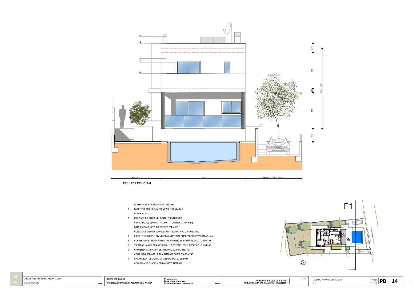 Ref. TV032/1259 – PLOT WITH PROJECT FOR SALE IN LES PALMERES – CANYELLES