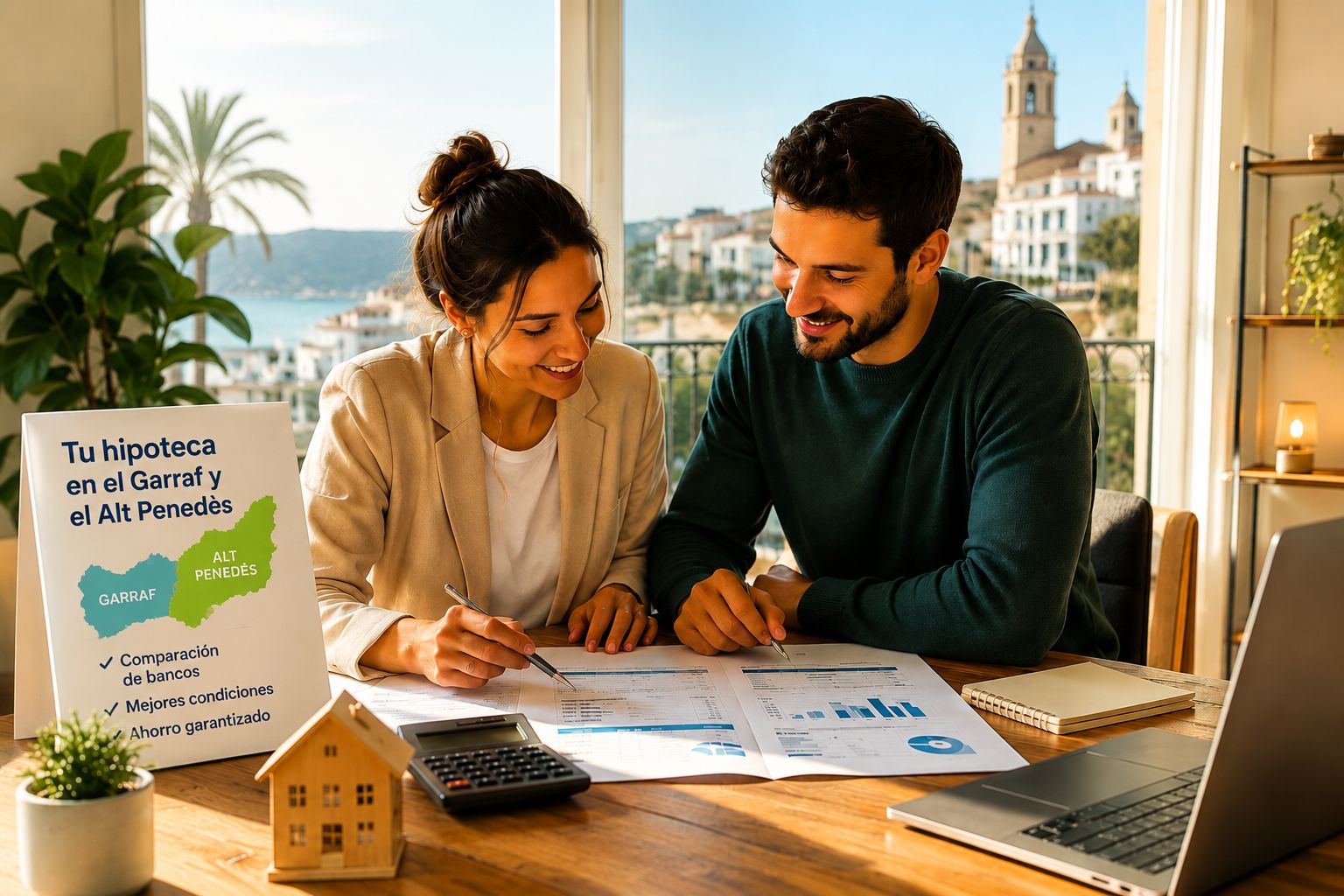 Broker hipotecario en el Garraf y Alt Penedès: guía 2026 Última actualización: junio 2026 Comprar una vivienda en Sitges, Vilanova i la Geltrú, Sant Pere de Ribes, Vilafranca del Penedès, Cubelles o Cunit sin orientación hipotecaria profesional puede costarte miles de euros de más. Un broker hipotecario en el Garraf y el Alt Penedès te ayuda a comparar ofertas de distintos bancos, negociar condiciones y tramitar tu hipoteca de principio a fin, ahorrándote tiempo y dinero. Lo más importante de este artículo: Un broker hipotecario actúa como intermediario entre tú y los bancos, accediendo a condiciones que no están disponibles en oficina. Sitges es el municipio más caro de la zona con 5.257 €/m² en mayo de 2026, muy por encima de la media catalana. Todos los municipios de la zona registran subidas interanuales de entre el +7,5% y el +16,4% en mayo de 2026, según Idealista. Un buen broker puede conseguirte un diferencial menor, comisiones eliminadas y condiciones de amortización más favorables. Saber si el broker cobra honorarios al cliente o solo a la entidad bancaria es la primera pregunta que debes hacer. En este artículo aprenderás: → ¿Qué es un broker hipotecario y por qué necesitas uno en el Garraf y el Alt Penedès? → El mercado de vivienda en la zona en 2026: precios por municipio → ¿Por qué usar un broker hipotecario en esta zona? → ¿Cómo elegir un buen broker hipotecario? → El proceso paso a paso para contratar una hipoteca con un broker → Preguntas frecuentes sobre brokers hipotecarios en el Garraf y el Alt Penedès ¿Qué es un broker hipotecario y por qué lo necesitas en el Garraf y el Alt Penedès? Un broker hipotecario es un intermediario especializado que negocia en tu nombre con múltiples entidades bancarias para conseguirte las mejores condiciones de financiación posibles. A diferencia de acudir directamente a tu banco de toda la vida, el broker hipotecario tiene acceso a las ofertas de varios bancos al mismo tiempo y conoce qué entidad se adapta mejor a tu perfil financiero. En un territorio tan heterogéneo como el Garraf y el Alt Penedès —donde los precios pueden oscilar entre los 2.146 €/m² de Vilafranca y los 5.257 €/m² de Sitges— esta ventaja es especialmente relevante. Característica Broker hipotecario Asesor bancario directo Entidades que consulta Múltiples bancos (5–20) Solo su propio banco Objetivo Conseguir la mejor oferta para el cliente Colocar el producto del banco Comparativa de condiciones Sí, con análisis detallado No Negociación de diferenciales Sí, habitualmente consigue mejoras Limitada a la política interna Gestión de documentación Completa, de principio a fin Parcial Coste para el cliente Variable (a veces con honorarios, solo si firmas) Gratuito pero sin intermediación El gestor financiero tradicional tramita la documentación, pero no negocia condiciones. El broker hace ambas cosas. El mercado de vivienda en el Garraf y el Alt Penedès en 2026 Precios por municipio El Garraf y el Alt Penedès presentan en 2026 uno de los rangos de precios más amplios de Cataluña: desde los 2.146 €/m² de Vilafranca del Penedès hasta los 5.257 €/m² de Sitges, según datos de Idealista de mayo de 2026. Todos los municipios registran crecimientos interanuales positivos, con Cubelles liderando la subida con un +16,4%. Municipio €/m² (mayo 2026) Variación interanual Sitges 5.257 €/m² +13,4% Vilanova i la Geltrú 2.777 €/m² +8,8% Sant Pere de Ribes 2.586 €/m² +7,5% Cubelles 2.536 €/m² +16,4% Cunit 2.243 €/m² +10,6% Vilafranca del Penedès 2.146 €/m² +12,7% Fuente: Idealista, informes de precios de venta por municipio, mayo 2026. Precios de oferta, no de cierre. Esta dispersión de precios tiene un impacto directo sobre el importe de la hipoteca necesaria. Un broker hipotecario con experiencia en la zona conoce qué entidades financian mejor cada perfil de inmueble —primera residencia en Vilafranca, segunda residencia en Sitges, vivienda costera en Cubelles o Cunit— y adapta la estrategia de financiación a cada caso. Evolución del mercado y tendencias El mercado inmobiliario del Garraf y el Alt Penedès acumula subidas sostenidas en 2026, con crecimientos que superan en la mayoría de municipios la media catalana. Los datos registrales de 2024 ya situaban el Garraf en 3.091 €/m² de media en segunda mano, un 22% por encima de la media catalana de 2.516 €/m², según Idescat. Sitges consolida su posición como uno de los mercados de lujo más activos de Cataluña, con fuerte presencia de compradores internacionales. Cubelles y Cunit destacan por las subidas más intensas de la zona (+16,4% y +10,6%), impulsadas por la demanda de vivienda costera a precios más accesibles que Sitges. Vilanova i la Geltrú actúa como mercado de referencia para perfiles de primera residencia con buena conexión a Barcelona en tren. Vilafranca del Penedès, con el precio más bajo de la zona, atrae compradores que buscan superficie y calidad de vida a menor coste. Estabilización del Euríbor en niveles más bajos que los máximos de 2023–2024, que ha reactivado la demanda hipotecaria en toda la zona. Actividad hipotecaria en la zona Contexto hipotecario en Cataluña No existen datos públicos desagregados de hipotecas firmadas a nivel comarcal para el Garraf y el Alt Penedès. Como referencia del entorno, en Cataluña se firmaron 87.000 hipotecas sobre viviendas en 2025, un +18,4% respecto al año anterior, con un importe medio de aproximadamente 183.900 €, según el INE vía Idescat. Indicador Dato (Cataluña, 2025) Hipotecas sobre vivienda firmadas 87.000 (+18,4% interanual) Capital total prestado 16.000 millones € Importe medio por hipoteca ≈ 183.900 € Tipo predominante Hipoteca mixta (fija inicial + variable) Fuente: INE vía Idescat, actualización febrero 2026. Dato de Cataluña, no desagregado por comarca. Implicaciones para el comprador en el Garraf y el Alt Penedès Con precios que oscilan entre los 2.146 €/m² y los 5.257 €/m² según el municipio, el importe de la hipoteca varía enormemente dentro de la misma zona. Para una vivienda de 80 m² en Sitges, el precio de compra puede superar los 420.000 €: con financiación del 70% (segunda residencia), la hipoteca ronda los 294.000 € y la cuota mensual se sitúa entre 1.450 y 1.500 € a tipo fijo del 3,5% a 25 años. En Vilafranca del Penedès, la misma superficie rondaría los 172.000 €: con un 80% financiado, la hipoteca sería de unos 137.000 € y la cuota mensual en torno a los 685 €. Consejo práctico: En mercados de segunda residencia como Sitges o la franja costera del Garraf, muchos bancos financian como máximo el 70% del valor de tasación (frente al 80% habitual en primera residencia). Un broker hipotecario conoce qué entidades ofrecen mejores condiciones para este tipo de operaciones y puede conseguirte financiación en condiciones que no encontrarás en ventanilla. ¿Por qué usar un broker hipotecario en el Garraf y el Alt Penedès? Negociar una hipoteca directamente con un banco tiene un problema fundamental: solo ves una oferta. El broker hipotecario te da acceso simultáneo a las condiciones de varios bancos y negocia en tu nombre desde una posición de volumen que tú solo no tienes. Ahorro en el diferencial: incluso 0,1 puntos menos en el diferencial de una hipoteca variable suponen miles de euros a lo largo de la vida del préstamo. Eliminación de productos vinculados: seguros, tarjetas y planes de pensiones obligatorios que suelen "inflar" el coste real de la hipoteca. Mejores condiciones de amortización: periodos de carencia, amortización anticipada sin penalización, etc. Ahorro de tiempo: el broker gestiona toda la documentación y la relación con el banco. Mayor probabilidad de aprobación: especialmente útil para perfiles con ingresos variables, autónomos o compradores extranjeros. Situación del comprador Ventaja principal del broker Primera residencia en Vilanova o Vilafranca Acceso a mejores diferenciales y tipos fijos Autónomo o freelance Encuentra entidades que aceptan su perfil Comprador extranjero (Sitges, Costa Garraf) Navega los requisitos de financiación a no residentes Segunda residencia en Sitges o la costa Bancos que financian hasta el 70% en segunda residencia Importe elevado (+300.000 €) Negociación de condiciones premium ¿Cómo elegir un buen broker hipotecario en el Garraf y el Alt Penedès? Criterios de selección No todos los brokers hipotecarios son iguales. Estos son los criterios que debes valorar antes de elegir: Experiencia y trayectoria: ¿cuántos años lleva operando? ¿Conoce el mercado local del Garraf y el Alt Penedès o trabaja de forma genérica? Red de bancos: un buen broker trabaja con al menos 15–20 entidades bancarias. Cuantas más, mejor. Modelo de honorarios: ¿cobra al cliente, al banco o ambos? La transparencia en este punto es fundamental. Certificaciones: comprueba que esté registrado como intermediario de crédito inmobiliario en el Banco de España (obligatorio desde la Ley 5/2019 de Crédito Inmobiliario). Reseñas y casos de éxito: busca opiniones reales en Google, Trustpilot o foros inmobiliarios. Una opción contrastada es Housfy, broker hipotecario con más de 6.500 hipotecas firmadas y una valoración de 4,3 sobre 5 en más de 4.284 reseñas verificadas: negocia con más de 20 bancos y solo pagas si firmas. Preguntas que deberías hacer a tu broker Antes de firmar nada con un broker hipotecario, haz estas preguntas: ¿Con qué bancos trabajas habitualmente? ¿Cuánto cobras y quién paga tus honorarios? ¿Tienes experiencia con hipotecas de segunda residencia en el Garraf? ¿Cuál es el plazo estimado desde que te contrato hasta que tengo la hipoteca aprobada? ¿Qué diferencial medio has conseguido para tus clientes recientemente? ¿Qué pasa si el banco me deniega la hipoteca? ¿Hay algún coste? ¿Tienes seguro de responsabilidad civil profesional? Proceso paso a paso: contratar una hipoteca con un broker en el Garraf y el Alt Penedès El proceso habitual cuando trabajas con un broker hipotecario tiene cinco fases bien definidas. Fase 1 – Análisis de tu perfil financiero El broker revisa tu situación: ingresos, ahorros disponibles, deudas existentes, tipo de contrato laboral y el inmueble que quieres comprar. Con esta información, calcula qué importe puedes financiar y qué perfil de hipoteca se adapta mejor a ti. Fase 2 – Búsqueda y comparativa de ofertas El broker solicita condiciones a múltiples bancos en tu nombre, sin que esto genere consultas en el CIRBE que puedan perjudicarte. Recibe y compara las ofertas en términos de TIN, TAE, comisiones, productos vinculados y condiciones de amortización. Fase 3 – Presentación de la mejor oferta Te presenta las dos o tres mejores opciones con un análisis comparativo real: no solo el tipo de interés, sino el coste total de la hipoteca a lo largo de toda su vida. Fase 4 – Negociación y gestión documental El broker negocia las condiciones con el banco seleccionado y gestiona toda la documentación requerida: FEIN, FIAE, acta notarial previa, tasación, etc. Fase 5 – Firma y cierre Acompaña al cliente hasta la firma ante notario, asegurando que todo el proceso cumple con la Ley de Crédito Inmobiliario y que no hay sorpresas de última hora. Preguntas frecuentes sobre brokers hipotecarios en el Garraf y el Alt Penedès ¿Qué hace exactamente un broker hipotecario en el Garraf y el Alt Penedès? Un broker hipotecario en esta zona actúa como intermediario entre el comprador y los bancos. Analiza el perfil financiero del cliente, consulta las condiciones de múltiples entidades bancarias simultáneamente, negocia las mejores condiciones posibles y gestiona toda la tramitación hasta la firma. A diferencia del asesor bancario, el broker no representa a ninguna entidad concreta: trabaja exclusivamente para conseguir la mejor hipoteca para su cliente. ¿Cuánto cuesta contratar un broker hipotecario? Existen tres modelos principales: brokers que cobran exclusivamente al banco (gratuitos para el cliente), brokers que cobran honorarios al cliente solo si consiguen la hipoteca (habitualmente entre el 0,5% y el 1% del capital financiado) y brokers mixtos. Antes de contratar, exige siempre que el modelo de honorarios quede por escrito. ¿Cuál es el municipio más caro del Garraf y el Alt Penedès para comprar vivienda? Sitges es con diferencia el municipio más caro de la zona, con un precio medio de 5.257 €/m² en mayo de 2026, casi el doble que Vilanova i la Geltrú (2.777 €/m²) y más del doble que Vilafranca del Penedès (2.146 €/m²). Esta diferencia de precios tiene un impacto directo sobre el importe de la hipoteca necesaria y sobre las condiciones que los bancos ofrecen. ¿Es diferente conseguir una hipoteca para segunda residencia en Sitges? Sí. Los bancos suelen financiar como máximo el 70% del valor de tasación en segunda residencia, frente al 80% habitual en primera residencia, y aplican criterios de riesgo más estrictos. Un broker hipotecario con experiencia en operaciones de segunda residencia conoce qué entidades son más favorables para este tipo de compras y puede acceder a condiciones que no se ofrecen en ventanilla. ¿Qué diferencias hay entre un broker y un asesor bancario local? El asesor bancario local trabaja para el banco y tiene como objetivo colocar los productos de su entidad. El broker hipotecario trabaja para ti: puede acceder a ofertas de 10 o 15 bancos diferentes, mientras que el asesor bancario solo puede ofrecerte lo que tiene su entidad, con escaso margen de negociación real. ¿Cuánto puedo ahorrar usando un broker hipotecario en esta zona? Para una hipoteca de 250.000 € a 25 años, una diferencia de 0,2 puntos en el diferencial puede suponer un ahorro acumulado de entre 8.000 € y 12.000 € a lo largo de la vida del préstamo. A esto hay que sumar el ahorro potencial en comisiones de apertura, productos vinculados eliminados y mejores condiciones de amortización anticipada. Recursos y enlaces útiles Informe de precios de venta en Sitges – Idealista Estadística de hipotecas en Cataluña – Idescat Registro de intermediarios de crédito inmobiliario – Banco de España Estadísticas de hipotecas – INE Conclusión El Garraf y el Alt Penedès combinan algunos de los mercados inmobiliarios más dinámicos de Cataluña: desde el lujo internacional de Sitges hasta la accesibilidad de Vilafranca, pasando por la fuerte revalorización de Cubelles y Cunit. En todos estos municipios, los precios suben con fuerza en 2026 y cada décima de diferencial en la hipoteca cuenta. Si buscas una referencia contrastada, Housfy es un broker hipotecario que gestiona tu hipoteca en 3-4 semanas frente a los 2 meses del banco, negociando con más de 20 entidades por ti, y solo cobra si firmas. Un broker hipotecario con experiencia en esta zona te da acceso a condiciones que no encontrarás en ventanilla, negocia en tu nombre y gestiona toda la tramitación para que tú solo tengas que firmar. Artículo elaborado con datos del mercado inmobiliario del Garraf y el Alt Penedès a junio de 2026. Fuentes: Idealista (precios de venta por municipio, mayo 2026), INE vía Idescat (estadística de hipotecas en Cataluña, 2025), Idescat (precio medio de segunda mano por comarca, 2024).