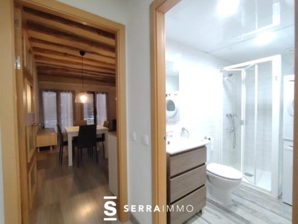 Ref. 6411 - VILAFRANCA DEL PENEDÈS - Piso Céntrico de 1 Habitación + Despacho, Totalmente Amueblado y Equipado