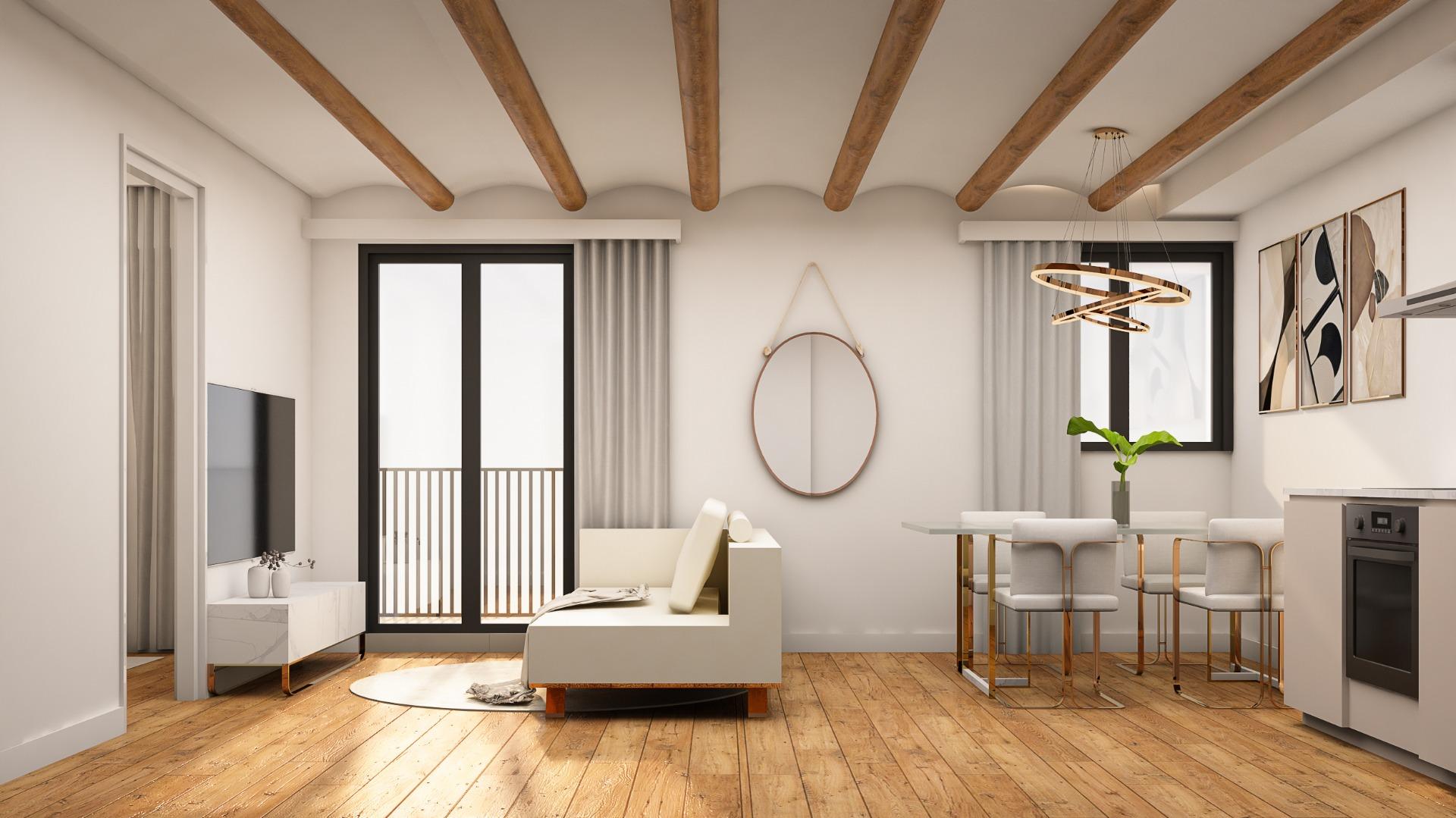 Ref. 6465 – 1 bedroom apartment in a renovated building in the centre of Vilafranca