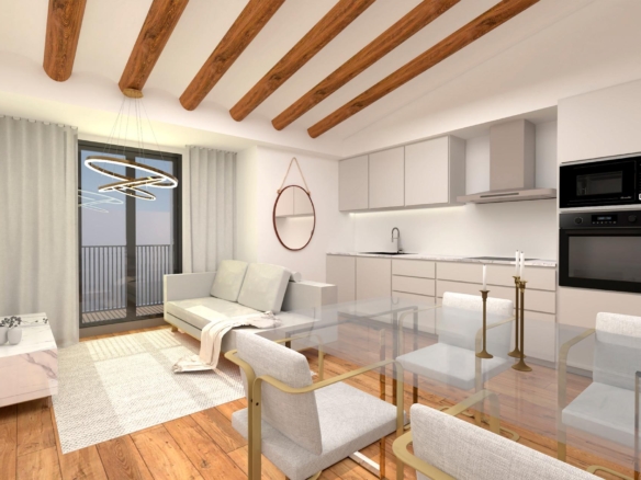 Ref. 6466 - 1 bedroom apartment in a renovated building in the centre of Vilafranca