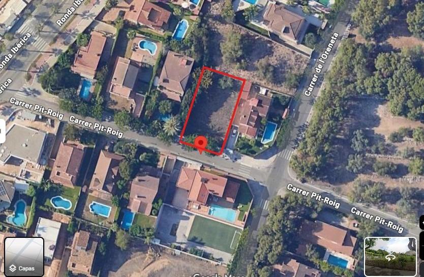 Ref. 18-02649/1266 – EXCLUSIVE URBAN PLOT IN THE BEST AREA OF VILANOVA – TENNIS AREA (ARAGAI)