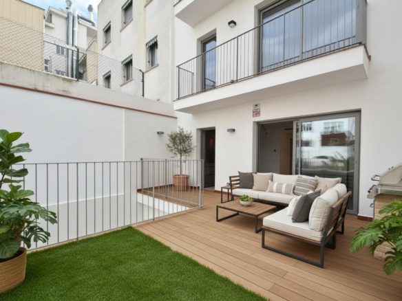 Ref. 03-5342/1098 - Primer piso obra nueva en venta con terraza de 25m²