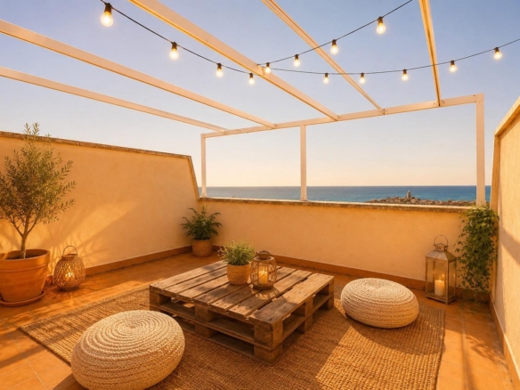 Ref. 12-VSIT2550/1087 - DUPLEX PENTHOUSE WITH PANORAMIC TERRACE AND UNFINITE VIEWS OF THE MEDITERRANEAN